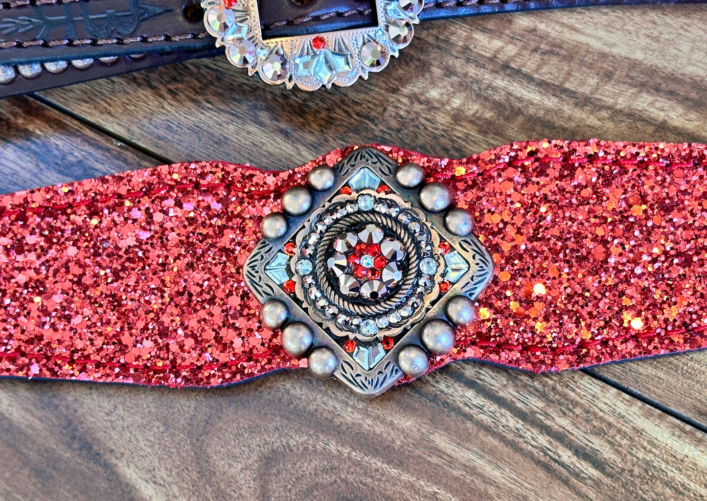 Red Chunky Glitter