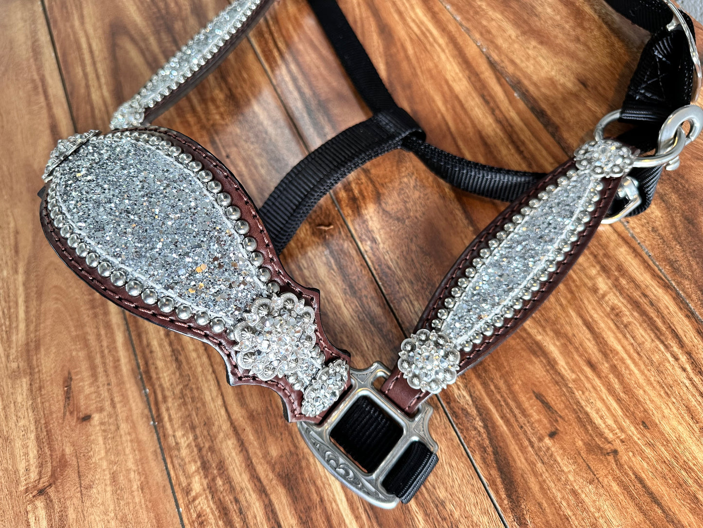 Chunky silver glitter