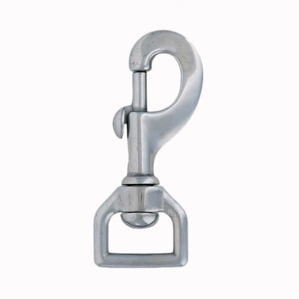 Flat Swivel Snap Stainless Steel, 1"