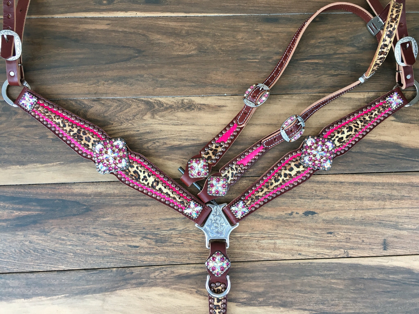 Neon Pink W/ Cheetah Overlay