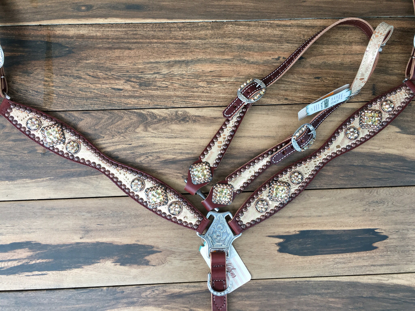 Mystic Rose Gold with Dark Copper Spots