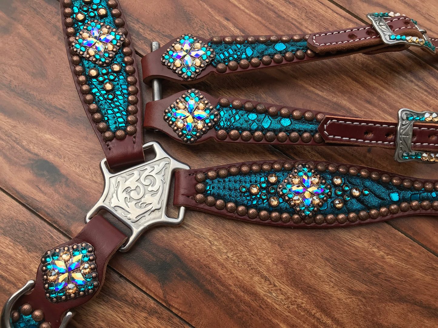 Turquoise Mystic with Copper Spots