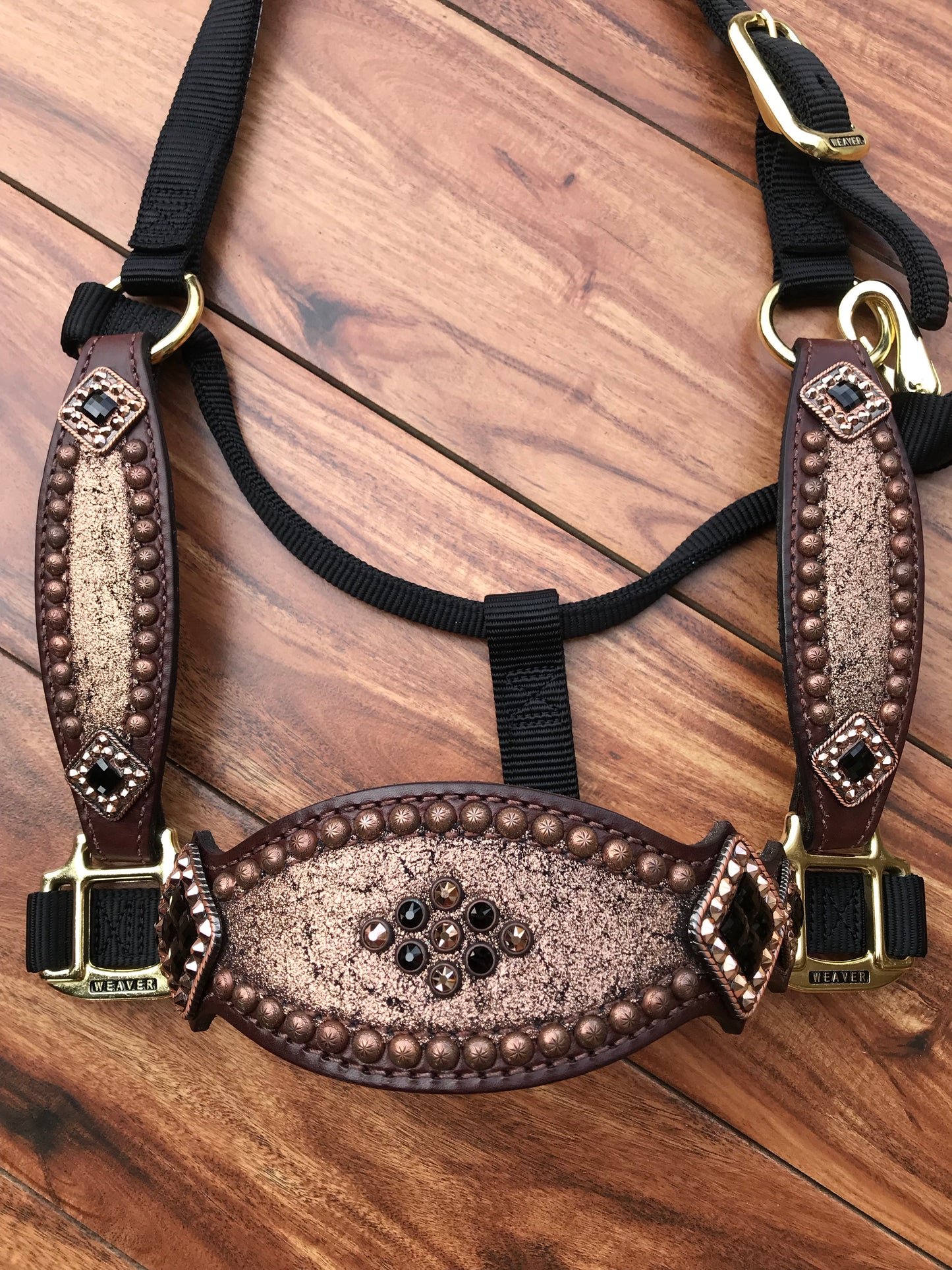 Rose Gold with Black