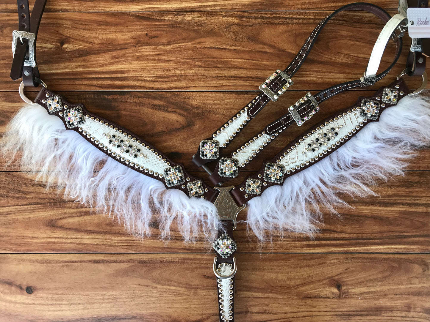 White gator with angora