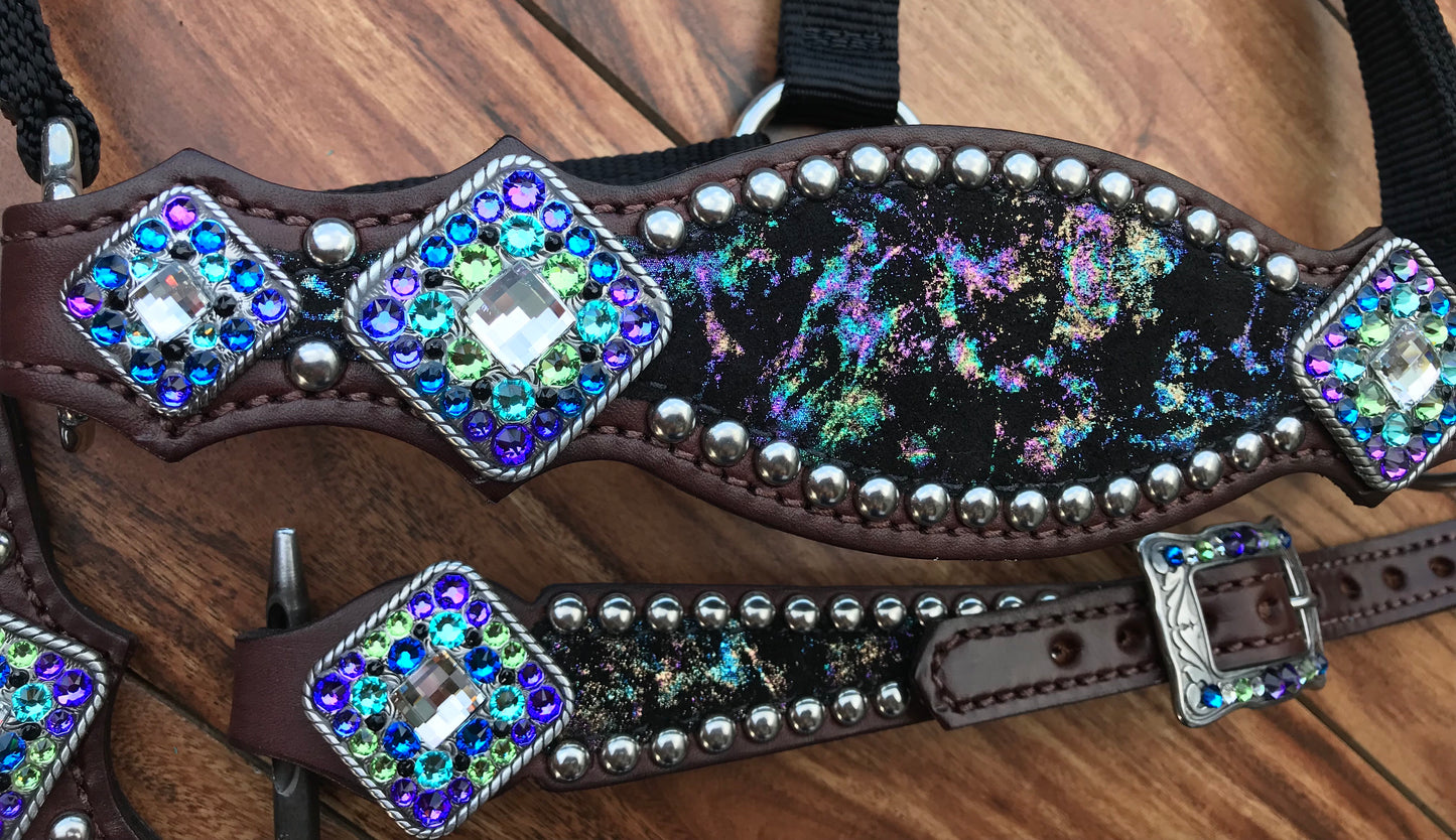Northern Lights with Double Layered Turquoise Fringe