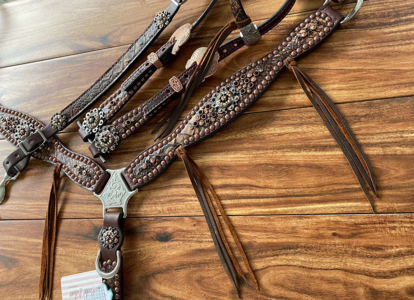 Copper frosted brown gator