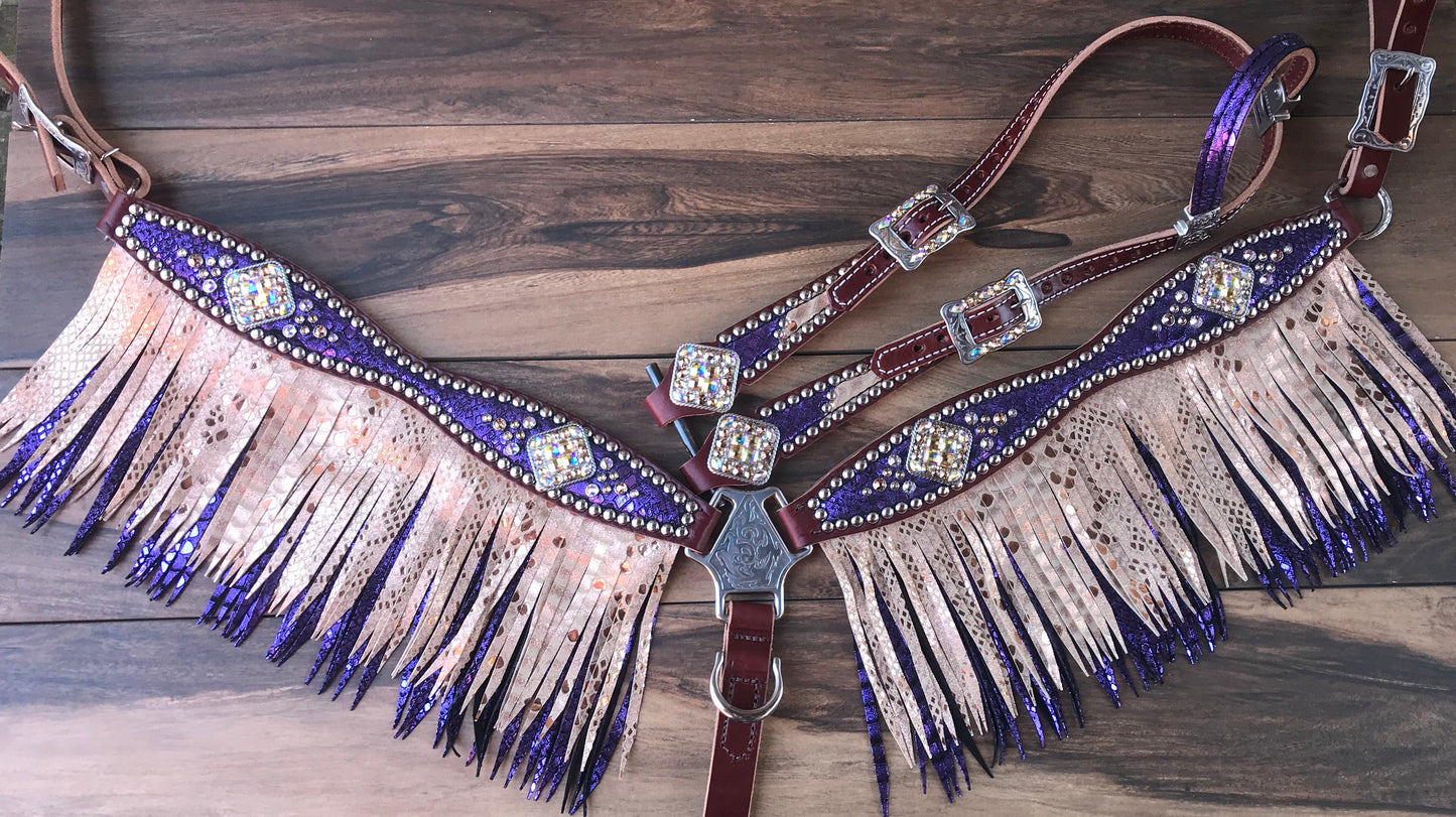 Purple mystic with rose gold mystic