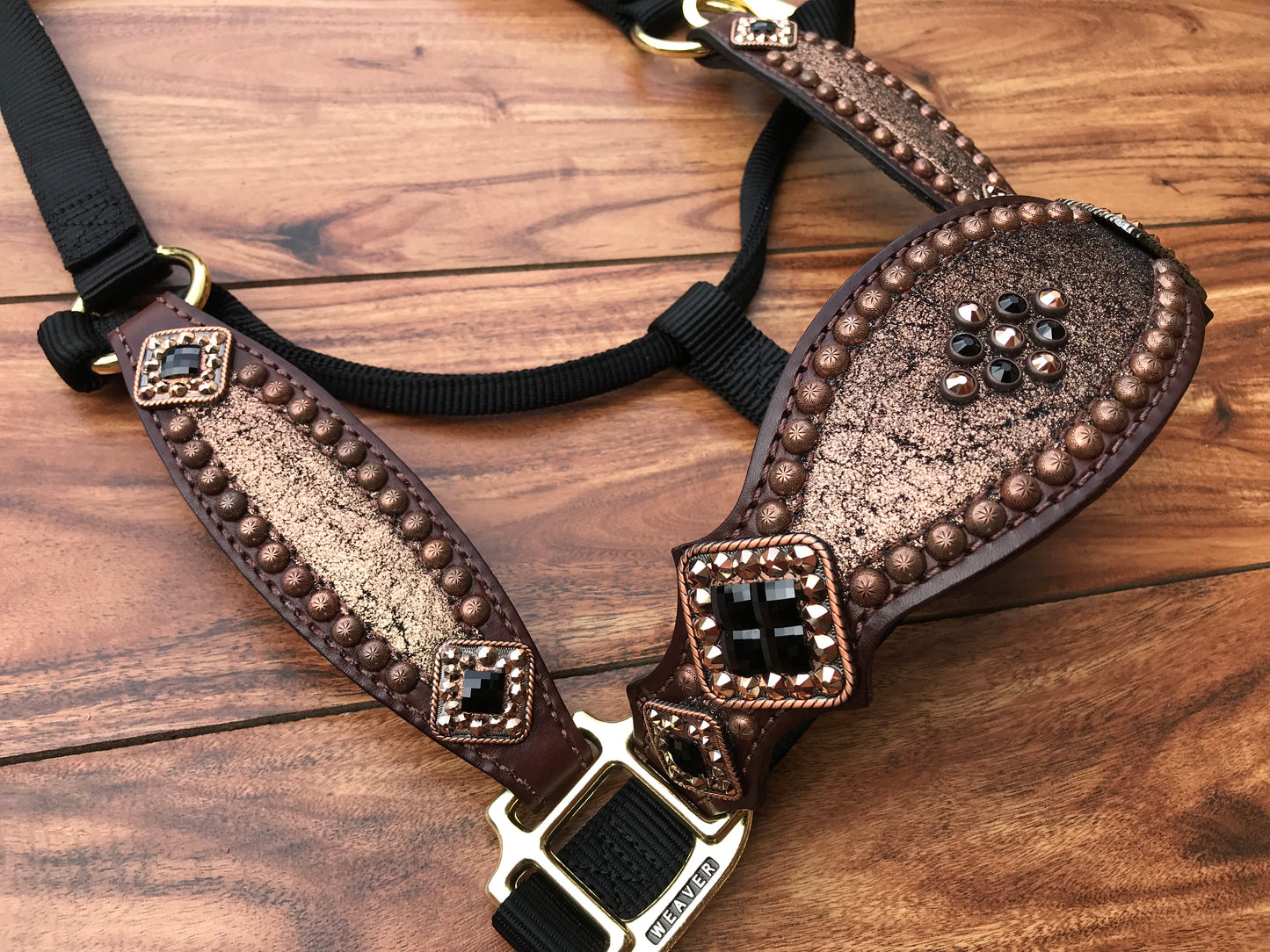 Rose Gold with Black