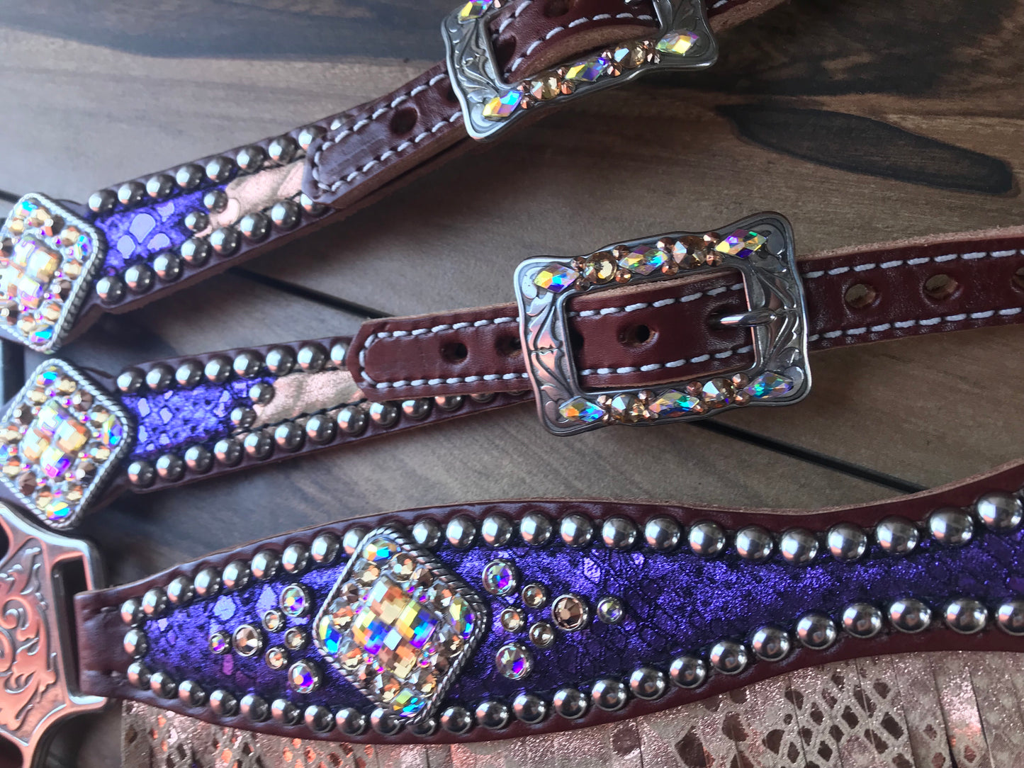 Purple mystic with rose gold mystic