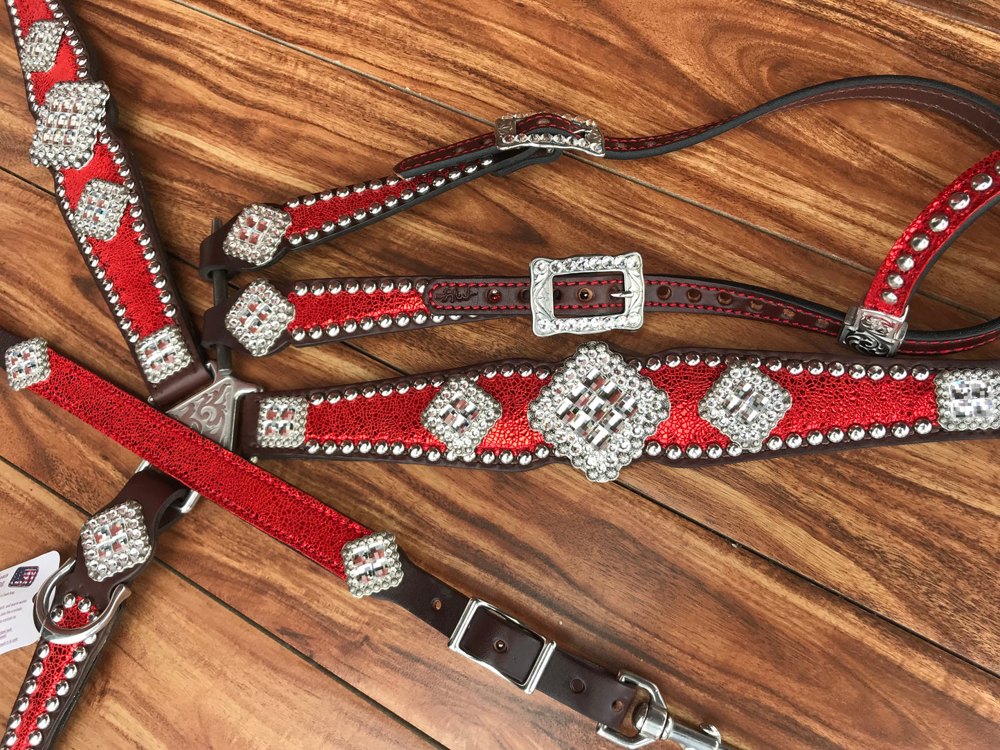 Red ice and silver spots