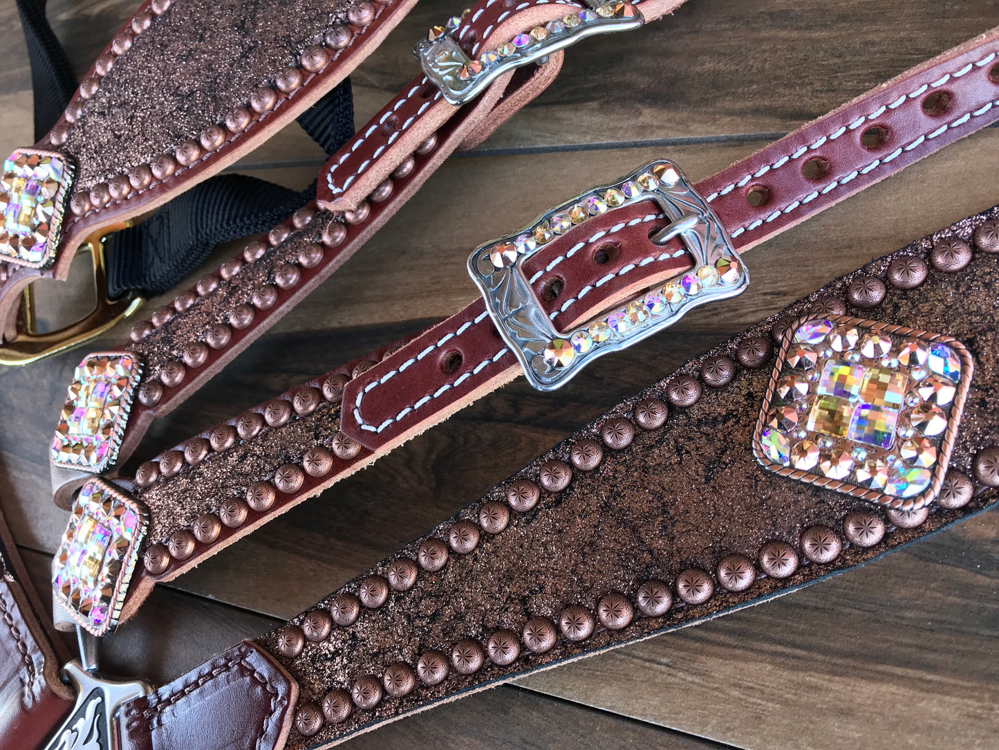 Rose gold with copper