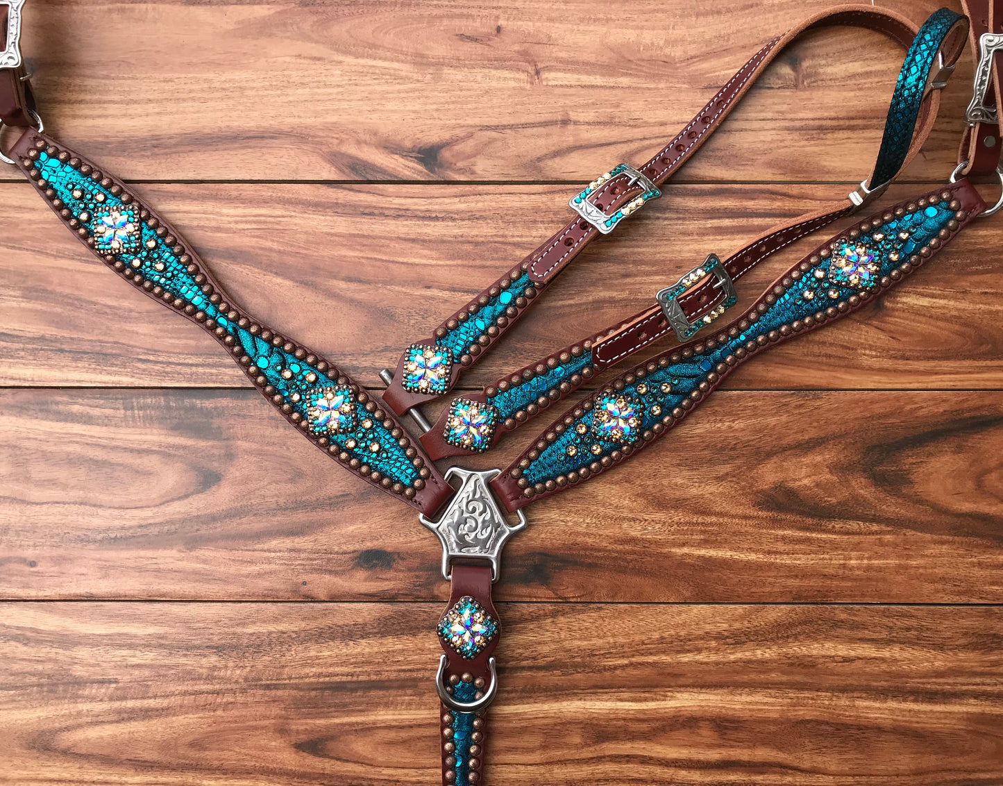Turquoise Mystic with Copper Spots