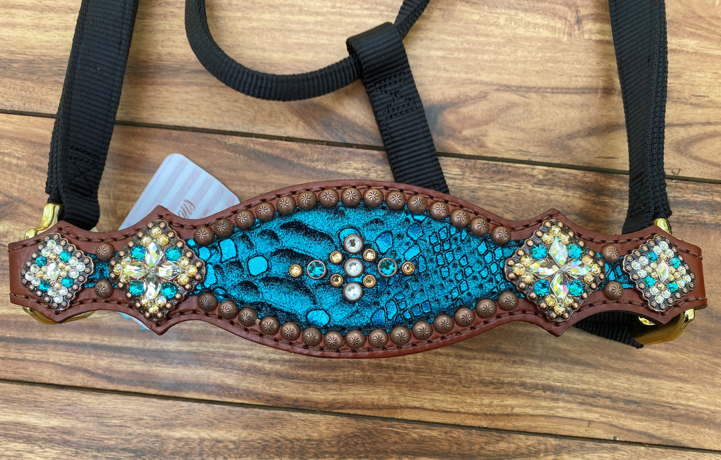 Turquoise mystic with partially frosted