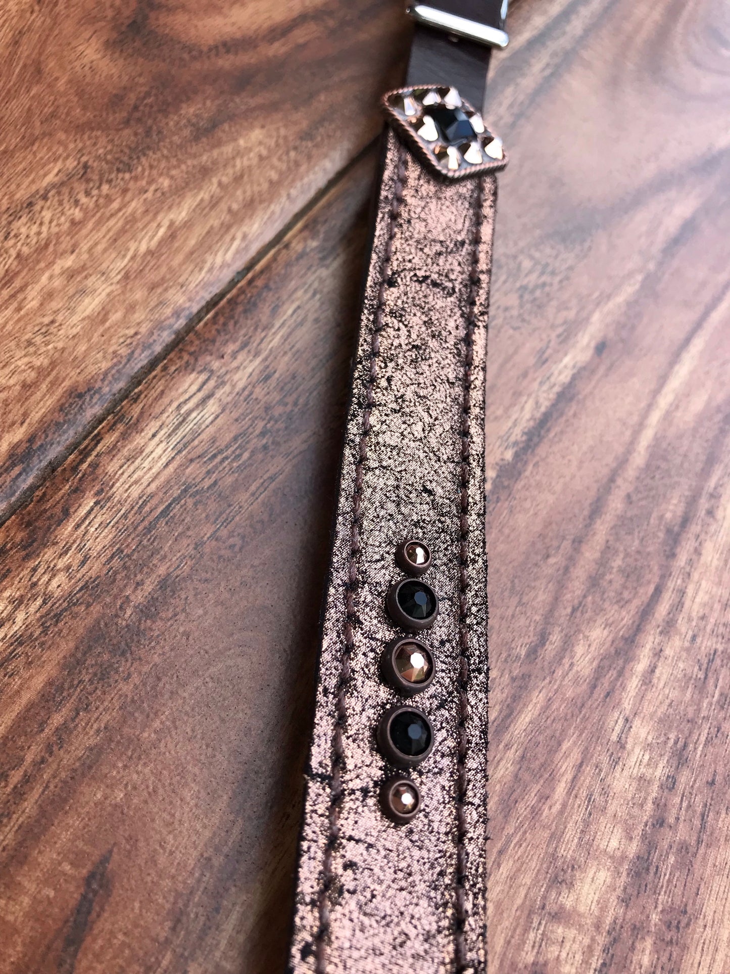 Rose Gold with Black