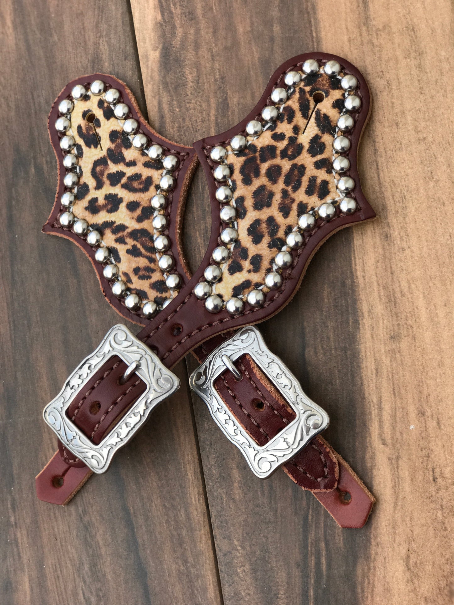 Pink with Cheetah overlay and Silver