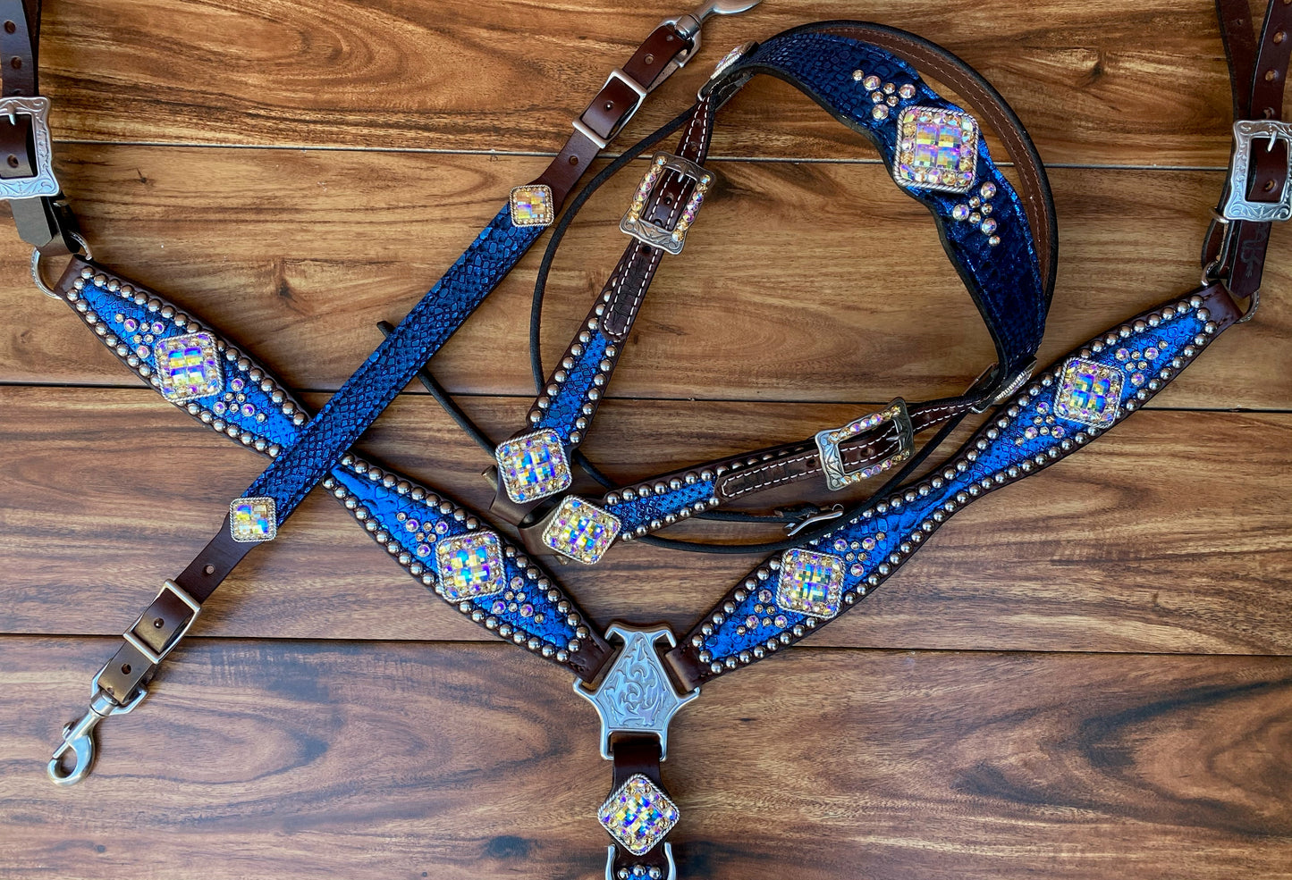 Blue Mystic swirl with Rim Sets