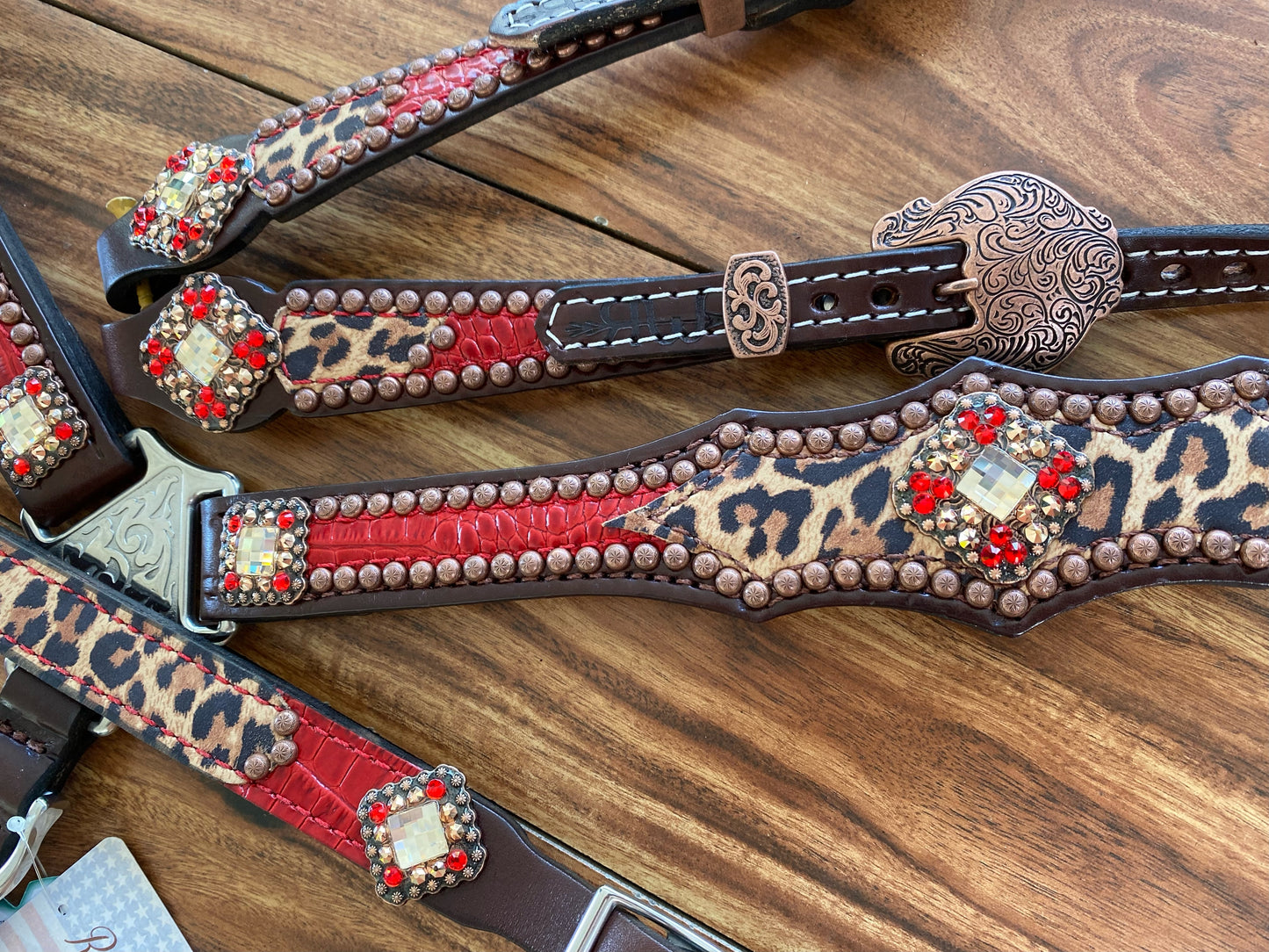 Red Gator with Cheetah Overlay