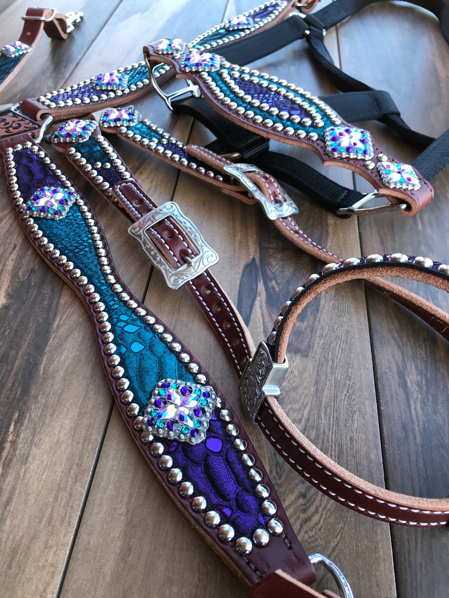 Purple and turquoise mystic