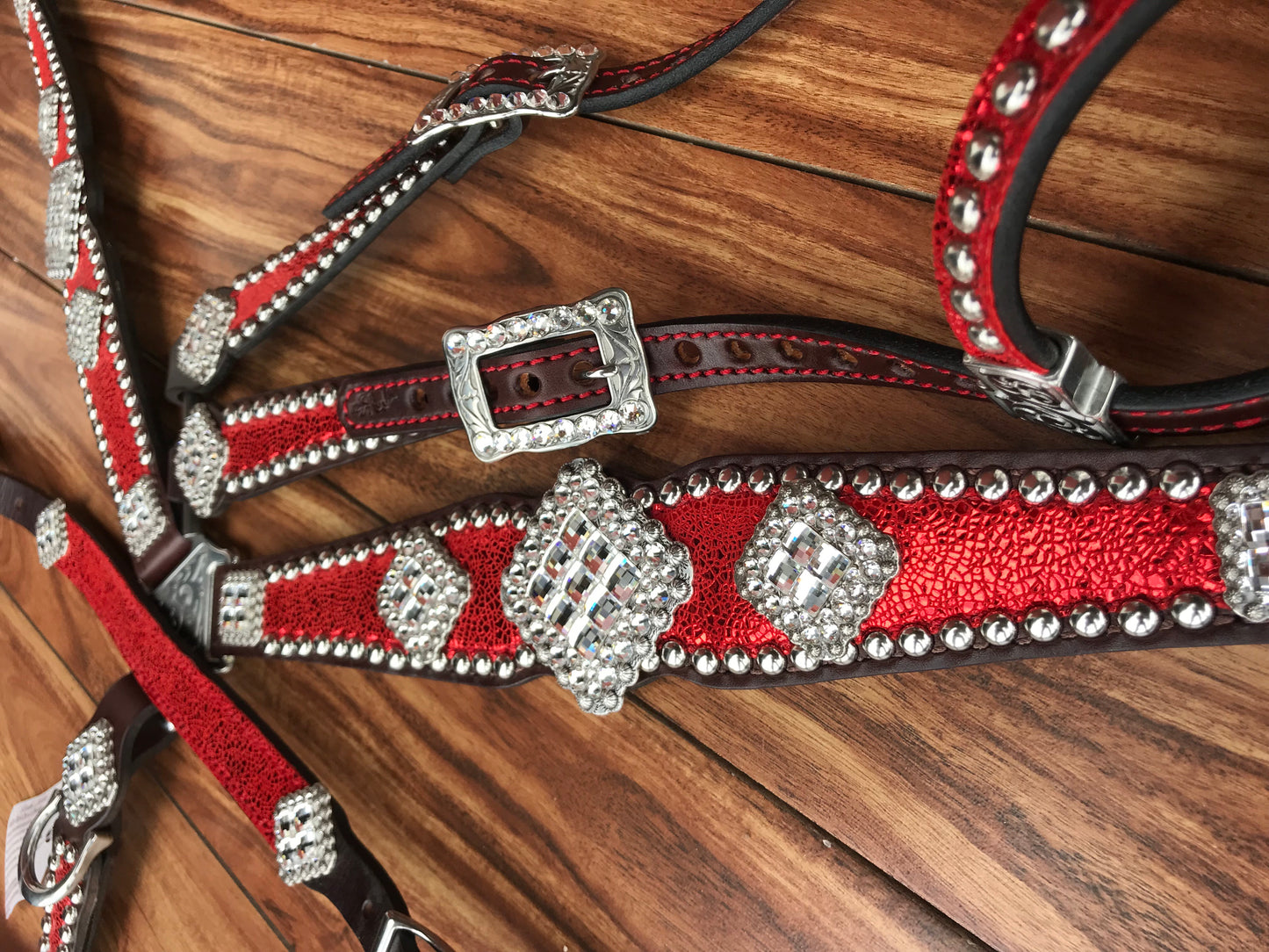 Red ice and silver spots