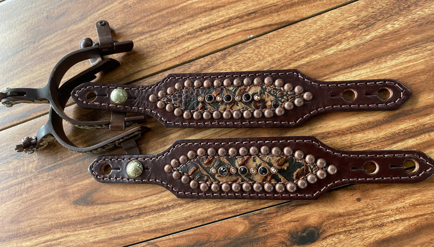 Copper frosted brown gator