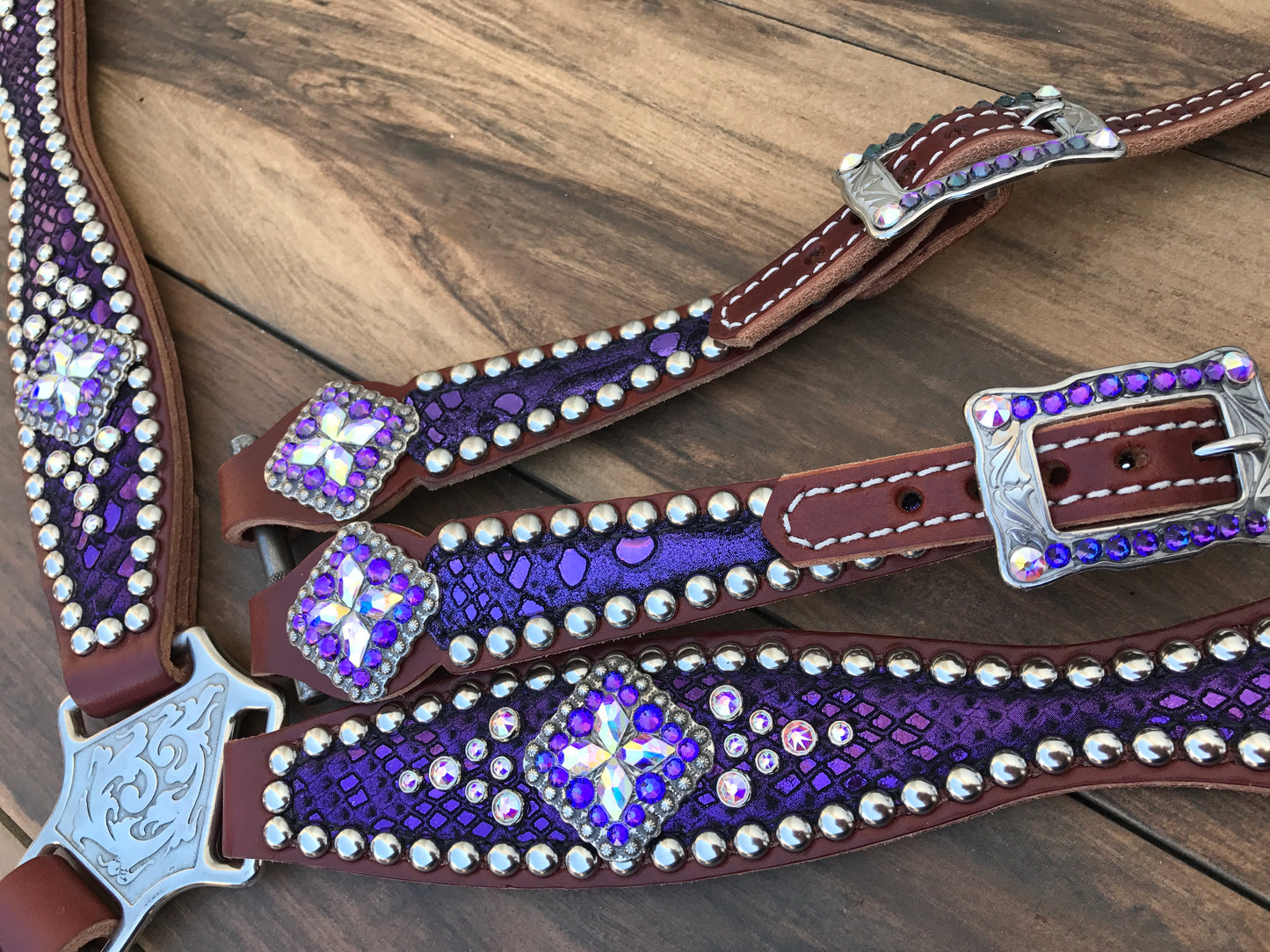 Purple Mystic W/ AB Rim sets