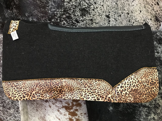 Best ever saddle pad with cheetah wear leathers