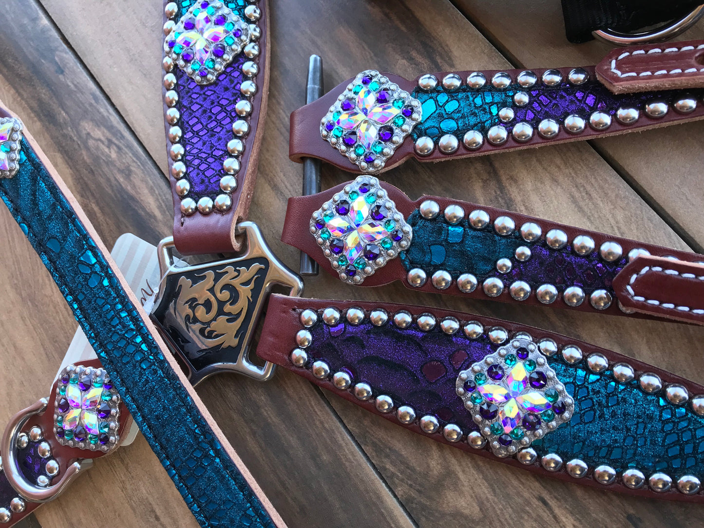 Purple and turquoise mystic