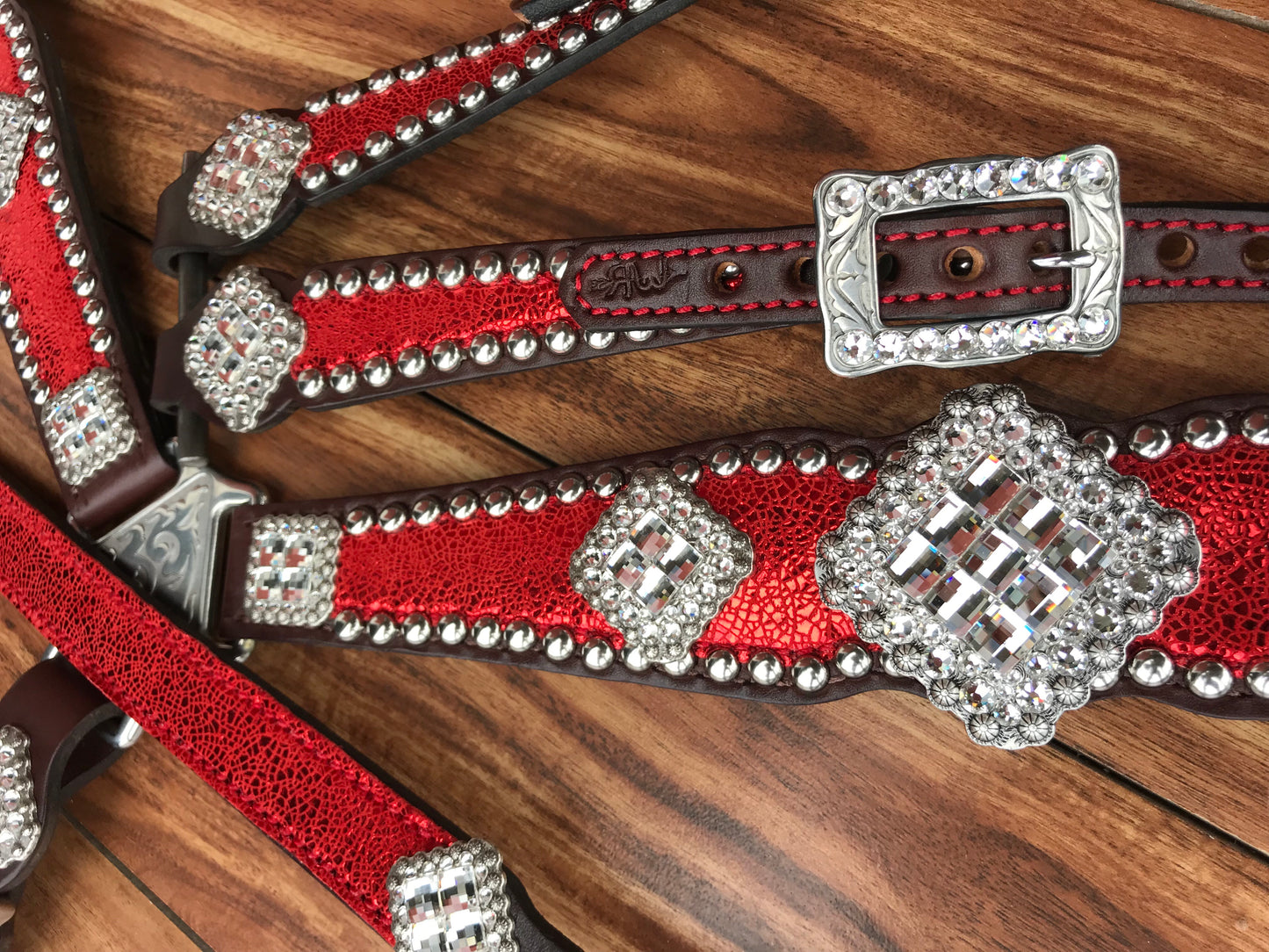 Red ice and silver spots