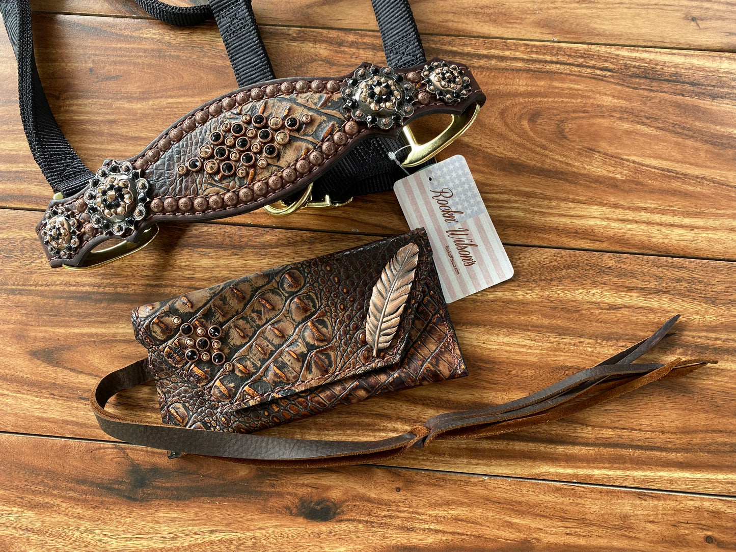 Copper frosted brown gator