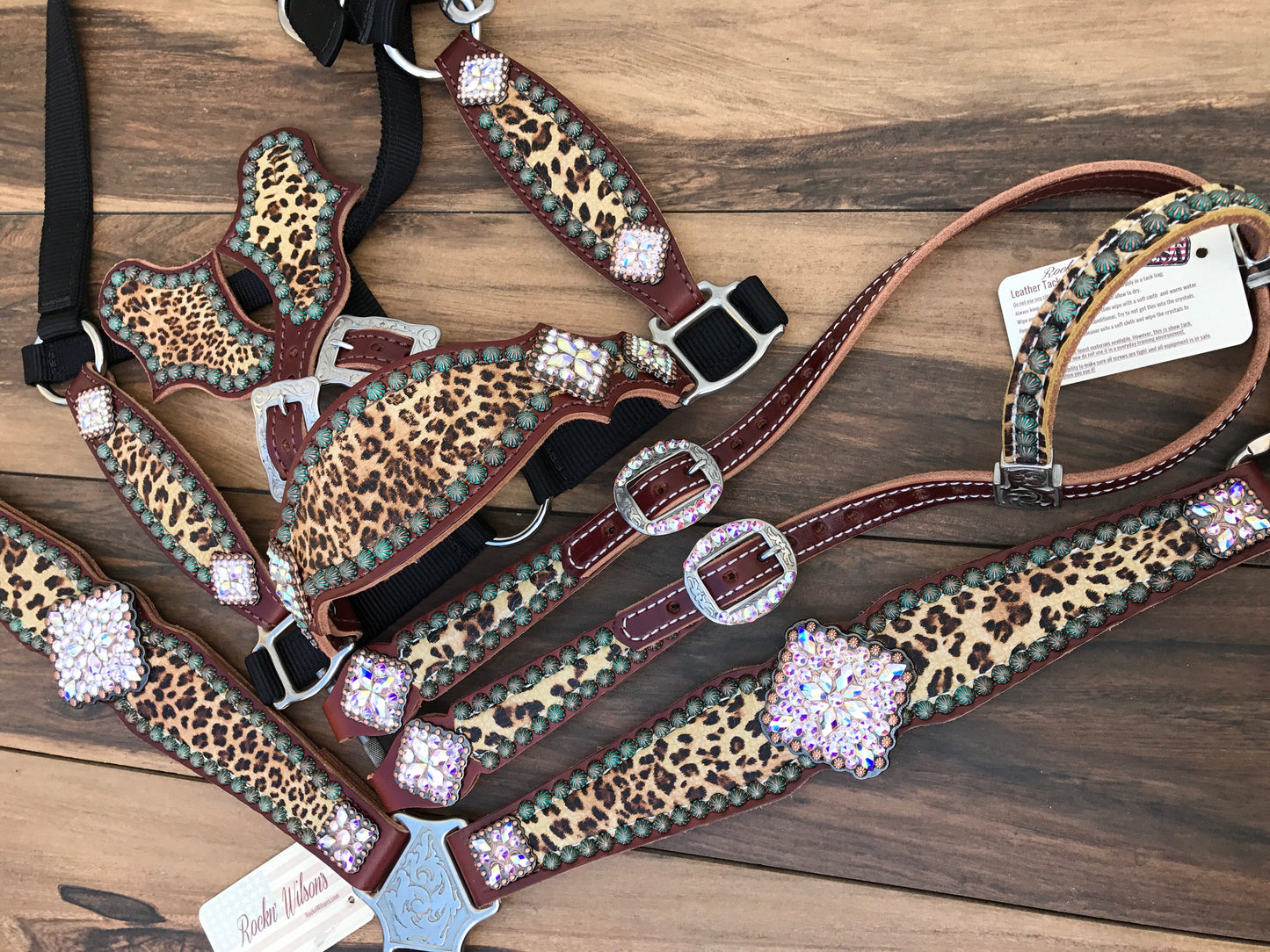 Cheetah with Patina spots and AB conchs
