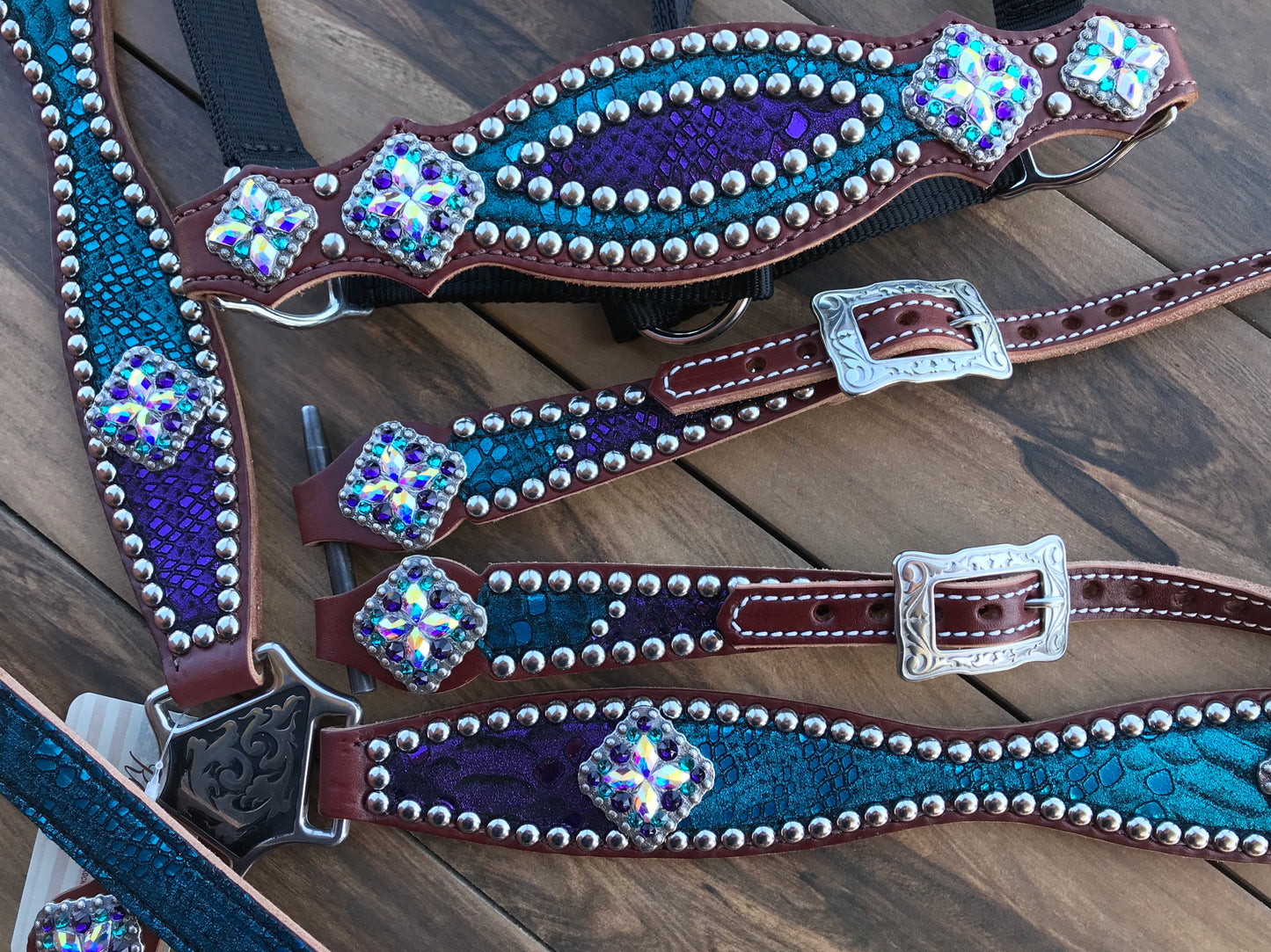Purple and turquoise mystic