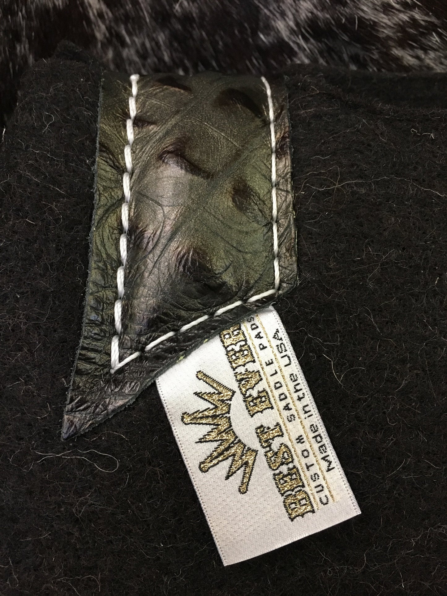 Best ever pad with Black gator shimmer wear leathers