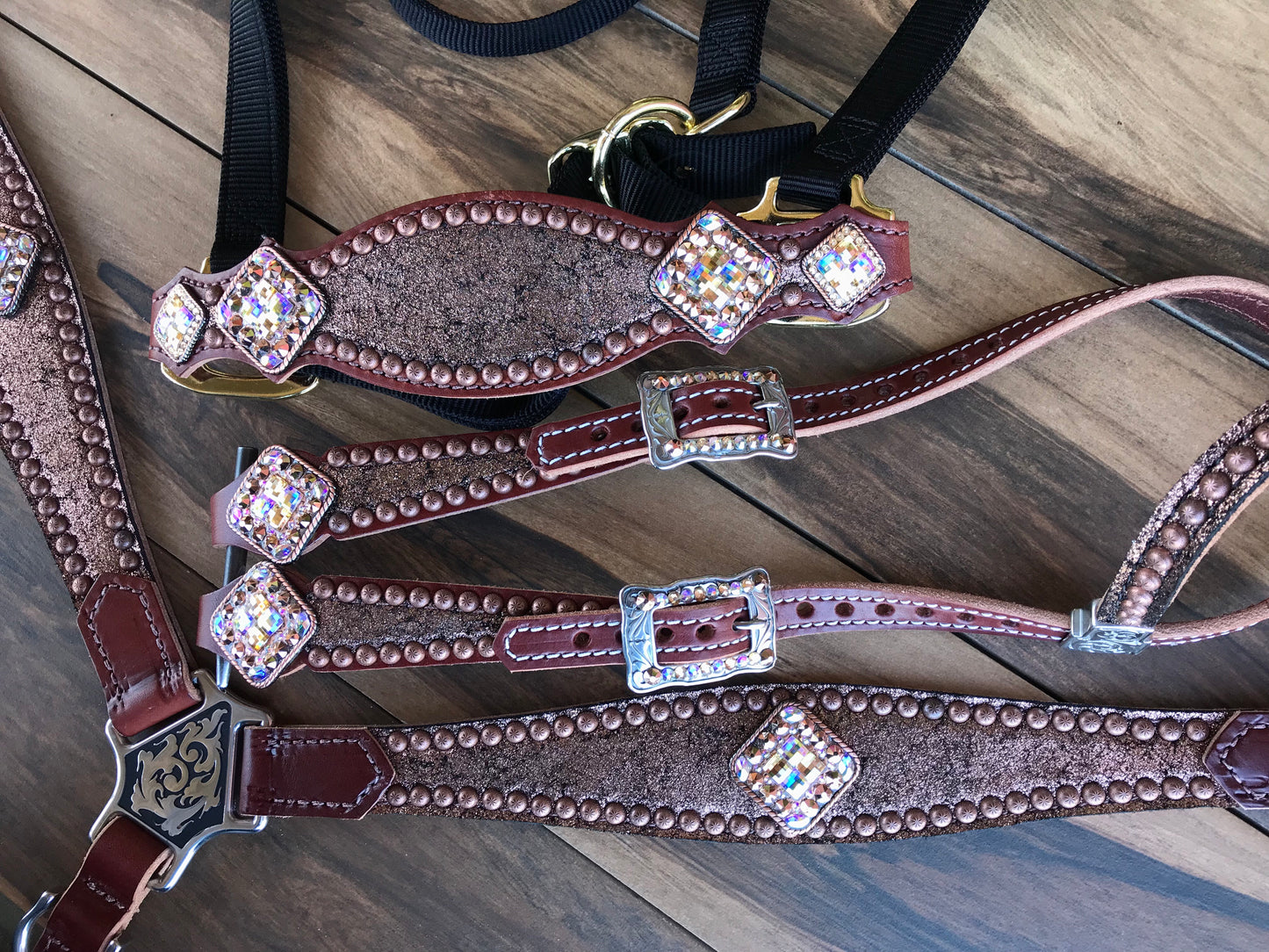Rose gold with copper
