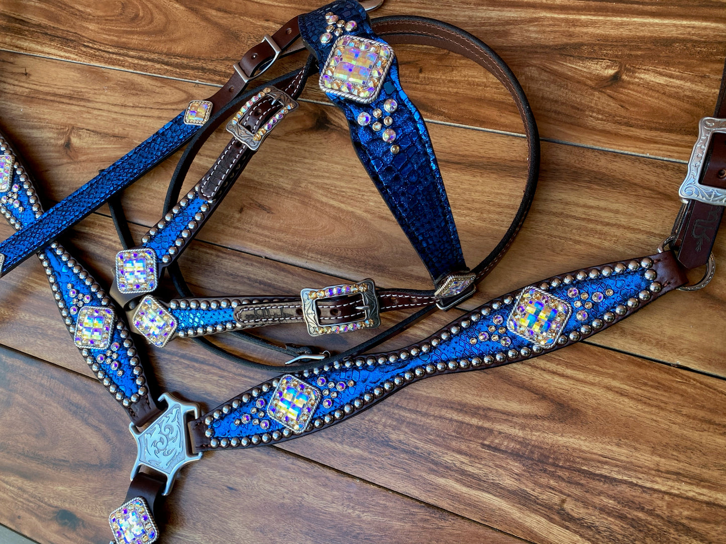 Blue Mystic swirl with Rim Sets