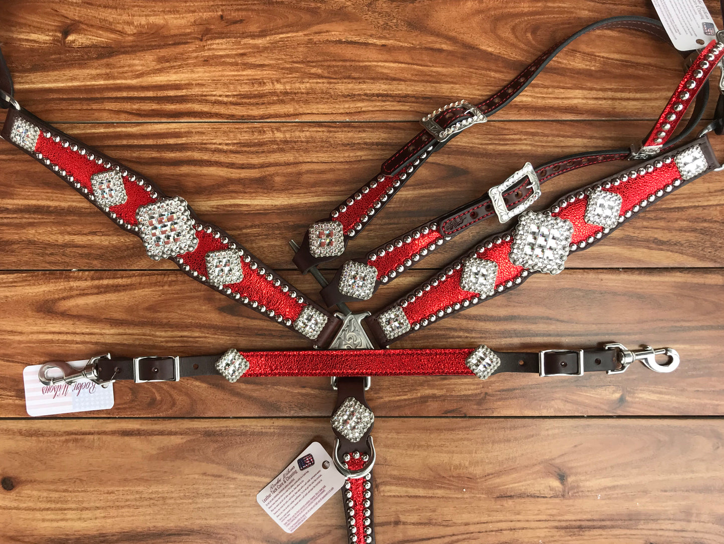 Red ice and silver spots