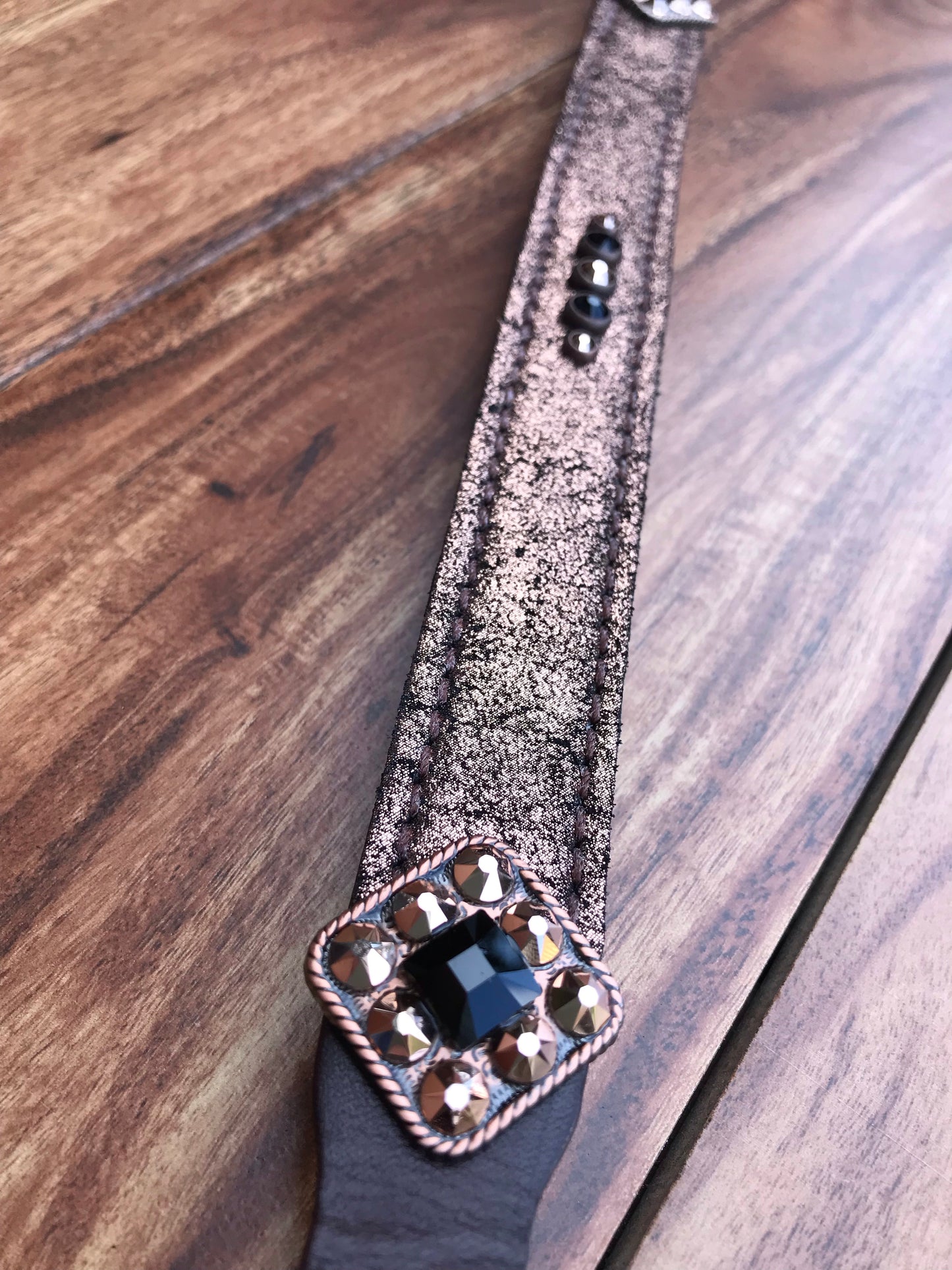Rose Gold with Black
