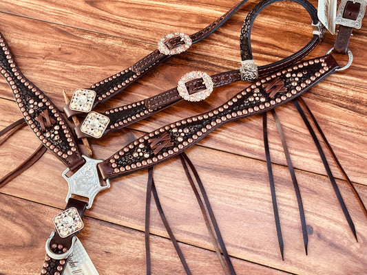 Black cheetah with copper