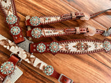 White Laredo with turquoise on medium oil