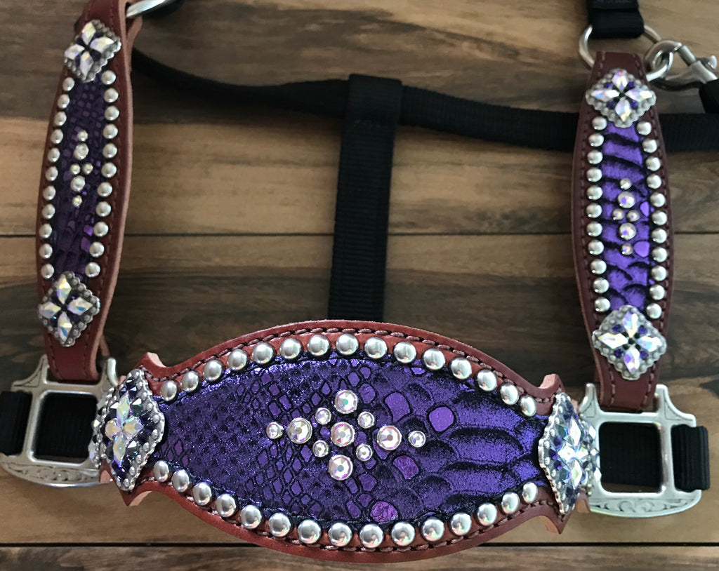 Purple Mystic Halter with cheeks and crystal rim sets