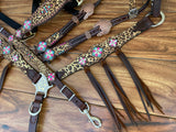 Single layer cheetah with cowboy ties
