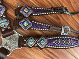 Purple mystic with turquoise