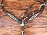 Antique White Gator with Turquoise
