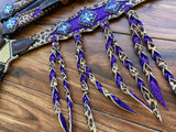 Cheetah and purple Ice with tassels