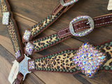 Cheetah with Patina spots and AB conchs