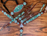 Turquoise tooled with AB