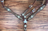 Cheetah with turquoise