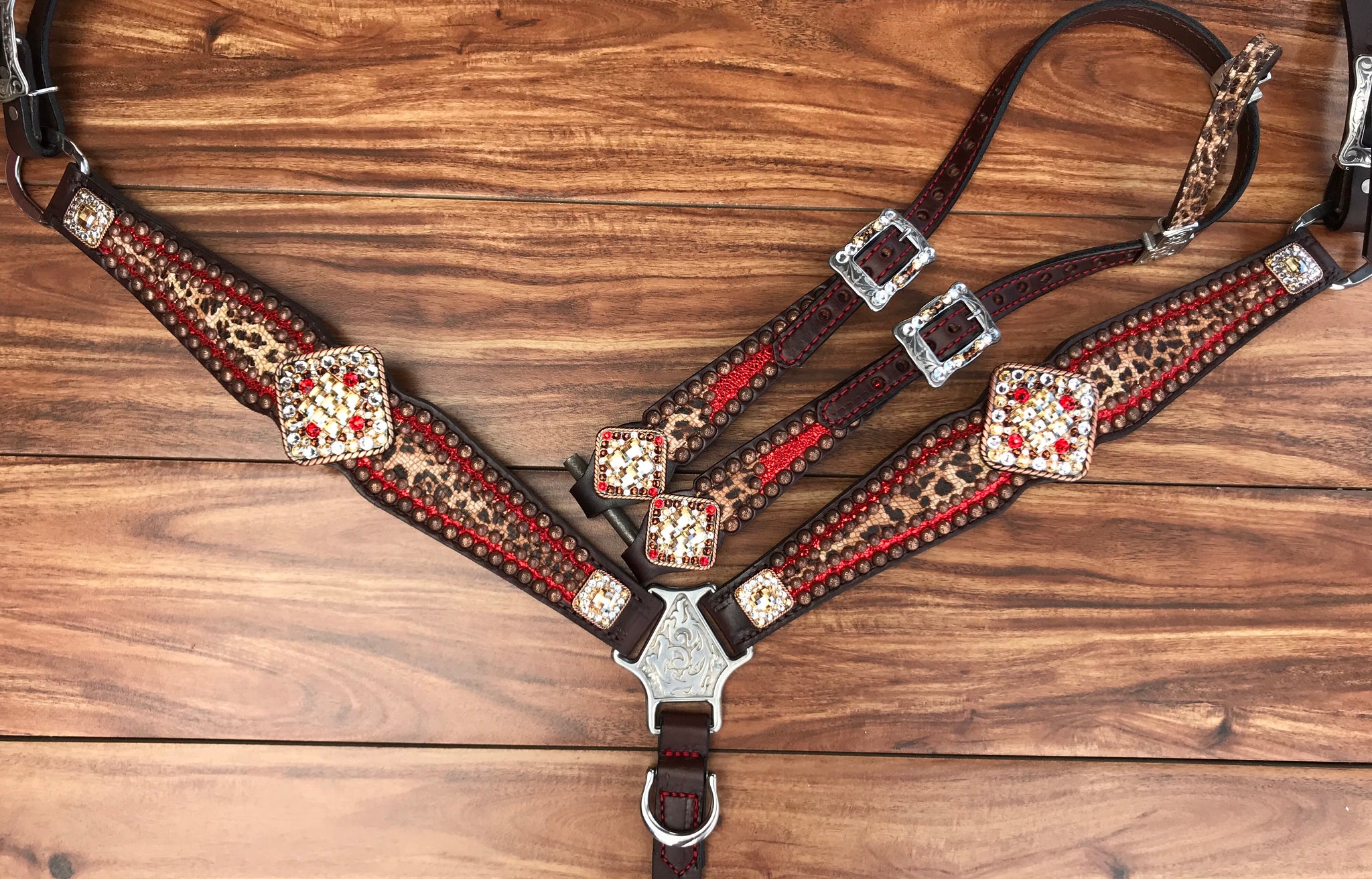 Rockin Wilson Silver Dazzle w/ cheetah and Louis Vuitton Overlays Tack –  Josey Western Store